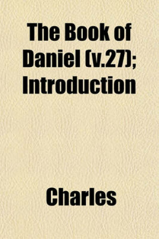 Cover of The Book of Daniel (V.27); Introduction