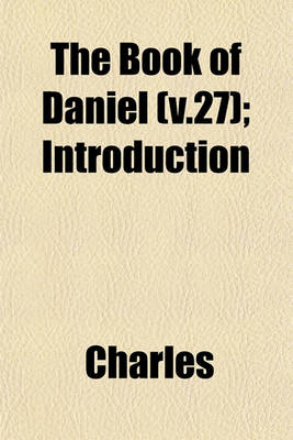 Book cover for The Book of Daniel (V.27); Introduction