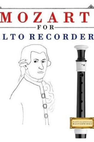 Cover of Mozart for Alto Recorder