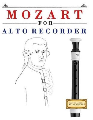 Book cover for Mozart for Alto Recorder