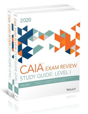 Book cover for Wiley Study Guide for March 2020 Level l CAIA Exam