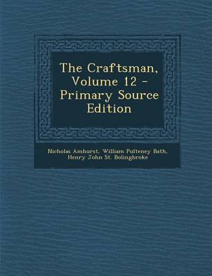 Book cover for The Craftsman, Volume 12