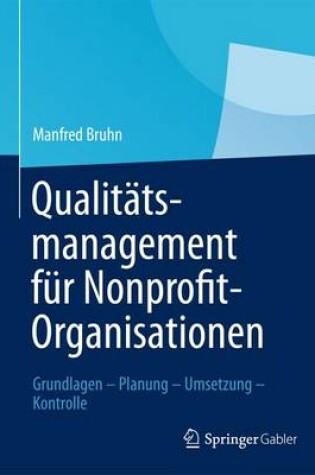 Cover of Qualitatsmanagement Fur Nonprofit-Organisationen