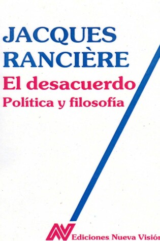 Cover of El Desacuerdo