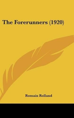 Book cover for The Forerunners (1920)