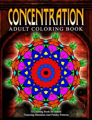 Book cover for CONCENTRATION ADULT COLORING BOOKS - Vol.19