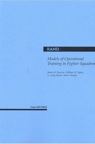 Cover of Models of Operational Training in Fighter Squadrons