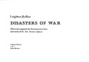 Book cover for Disasters of War -Op/072