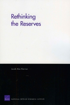 Book cover for Rethinking the Reserves 2008