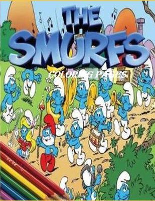 Book cover for The Smurfs Coloring Pages