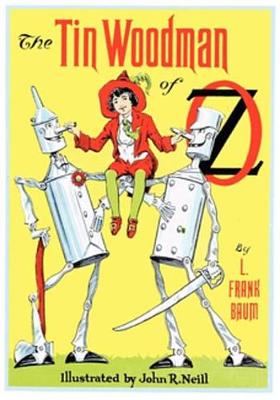 Book cover for The Illustrated Tin Woodman of Oz