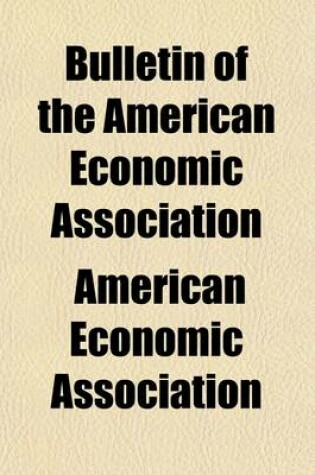 Cover of Bulletin of the American Economic Association