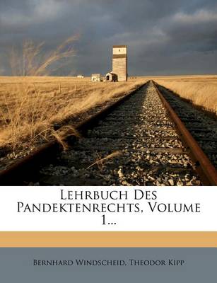 Book cover for Lehrbuch Des Pandektenrechts, Erster Band, Zweite Auflage