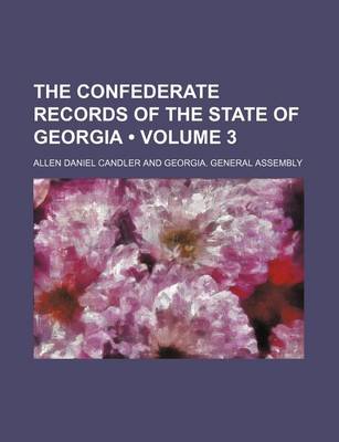 Book cover for The Confederate Records of the State of Georgia (Volume 3)