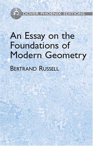 Book cover for An Essay on the Foundations of Geom