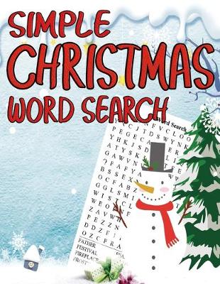 Book cover for Simple Christmas Word Search