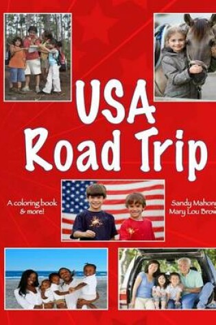 Cover of U.S.A. Road Trip Coloring Book