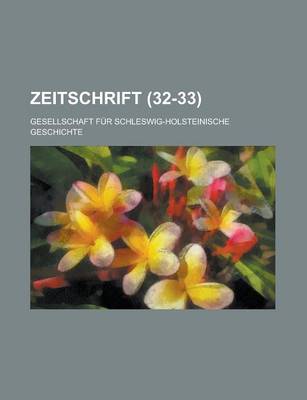 Book cover for Zeitschrift (32-33)