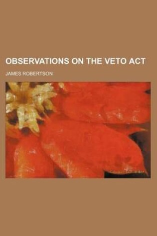 Cover of Observations on the Veto ACT