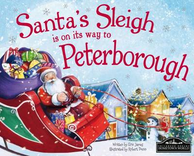 Book cover for Santa's Sleigh is on its Way to Peterborough