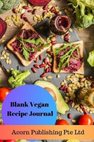 Cover of Blank Vegan Recipe Journal