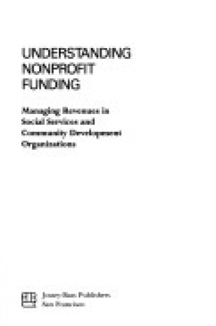 Cover of Understanding Nonprofit Funding