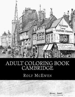 Book cover for Adult Coloring Book - Cambridge