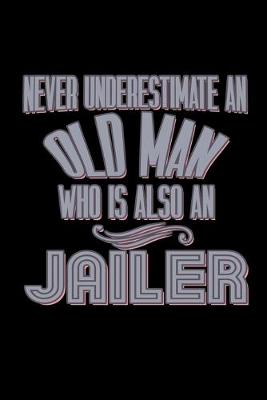 Book cover for Never underestimate an old man who is also a jailer