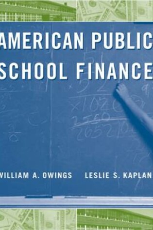 Cover of American Public School Finance