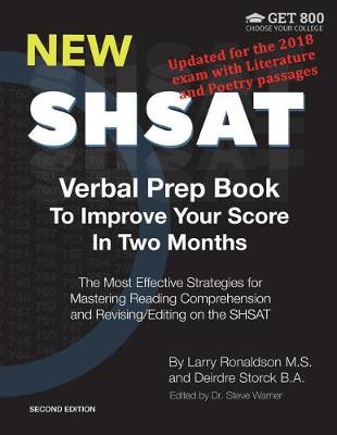 Book cover for New Shsat Verbal Prep Book to Improve Your Score in Two Months