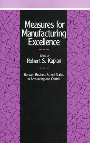 Book cover for Measures for Manufacturing Excellence