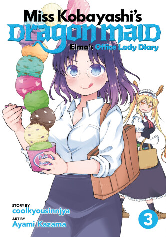 Book cover for Miss Kobayashi's Dragon Maid: Elma's Office Lady Diary Vol. 3