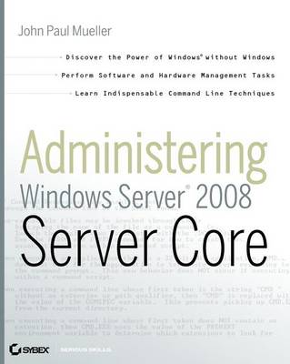 Book cover for McItp: Windows Server 2008 Server Administrator Study Guide