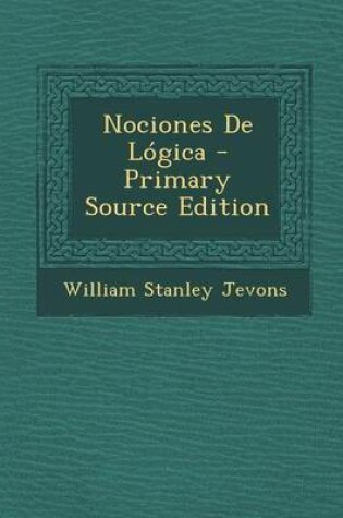 Cover of Nociones de Logica