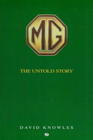 Cover of MG, the Untold Story