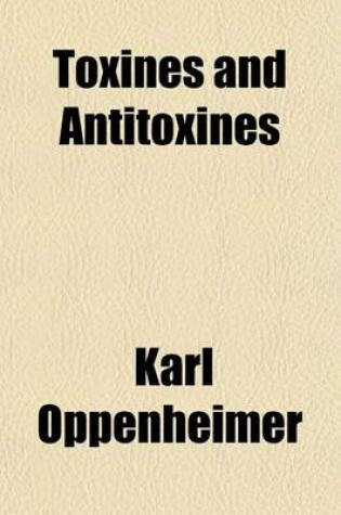 Cover of Toxines and Antitoxines