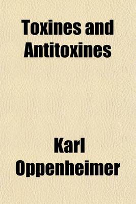 Book cover for Toxines and Antitoxines