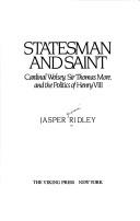 Book cover for Statesman and Saint