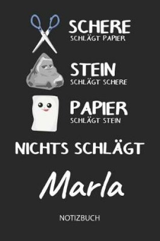 Cover of Nichts schlagt - Marla - Notizbuch