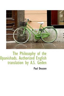 Book cover for The Philosophy of the Upanishads. Authorized English Translation by A.S. Geden