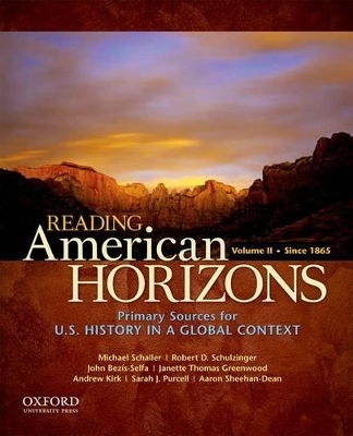 Book cover for Reading American Horizons, Volume II