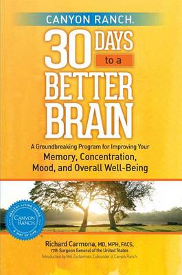 Book cover for Canyon Ranch 30 Days to a Better Brain