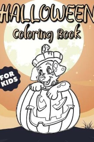 Cover of Halloween Coloring Book For Kids