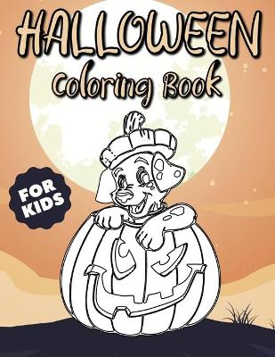 Book cover for Halloween Coloring Book For Kids