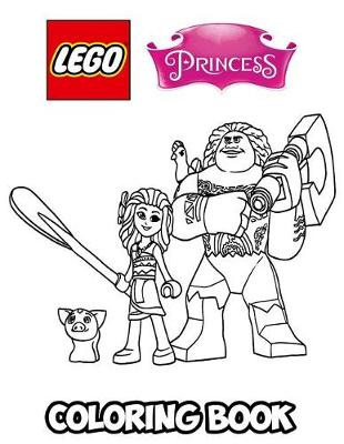 Book cover for Lego Princesses Coloring Book