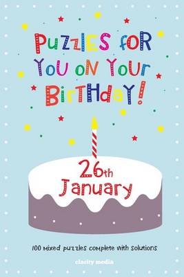 Book cover for Puzzles for you on your Birthday - 26th January