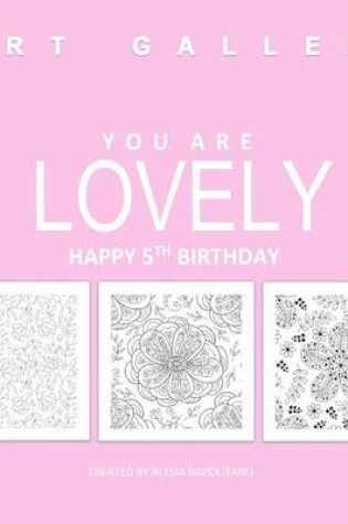 Cover of Lovely Happy 5th Birthday