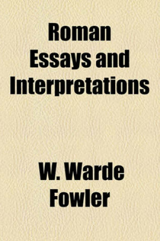 Cover of Roman Essays and Interpretations