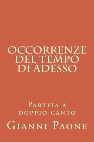 Cover of Occorrenze del tempo di adesso