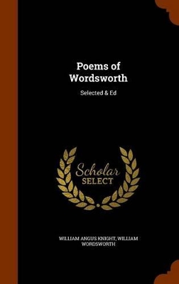 Book cover for Poems of Wordsworth
